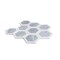 Apollo Tile Gray 11x12 Bianco Carrara, Thassos Marble Polished Floor and Wall Mosaic Tile 4.34 sqft/case, 5PK APLDC88G27A - alternate 4