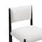 Manhattan Comfort Lennor Metal Boucle Side Chair in Cream - Set of 2 DC1502-2 - alternate 3