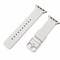 Elegani Replacement Rubber Watch Replacement Band Compatible with Apple Watch 41mm, Gray, Silver Buckle OMGSWT-GRY-41 - alternate 1