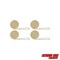 Extreme Max Extreme Max 3006.3019 BoatTector Double Braid Nylon Dock Line Value 4-Pack-3/8" x 15', White & Gold 3006.3019 - alternate 1