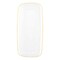 Smarty Had A Party 106 x 5 Clear with Gold Rim Flat Raised Edge Rectangular Disposable Plastic Plates, 120PK 9311CLG-CASE - alternate 4