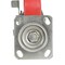 Vestil Polyurethane Swivel With Brake Caster 8 In. Diameter x 2 In. Width 882 Lb. Capacity Red CST-PU-8X2-S-BR - alternate 3