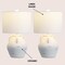 Jonathan Y Altea 20.5 in. Rustic Coastal Pottery Jar LED Table Lamp, White, 2PK JYL5502A-SET2 - alternate 4