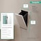 Hansgrohe XtraStoris Rock Recessed Trash Bin with Shelf & Tileable Door in Matte White 56063700 - alternate 2