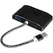 Siig SUPERSPEED USB 3 4PORT POWERED HUB PROVIDES OPTIONAL POWER ADAPTER JU-H40F12-S1 - alternate 3