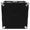 Deejay Led Slant Rack Drive Tour Case 6U-Space Amplifier Side 10U-Space Mixer Side w/Black Carpeted Exterior TBH6U10SLANTWOOD - alternate 2