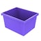 Storex 4 Gallon Storage Bin, Purple 61481U06C - alternate 1