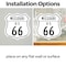 Signmission Missouri Route Marker Shield Sign Us 66, 4 inch X 4 inch, Vinyl Decal, 2PK SHI-D-2PACK-4-386 - alternate 2