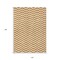 Homeroots 10' X 14' Orange And Beige Chevron Washable Indoor Outdoor Area Rug 595336 - alternate 4