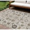 Homeroots 10' X 14' Ivory Beige And Taupe Oriental Washable Indoor Outdoor Area Rug 582091 - alternate 1