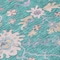Homeroots 3' X 5' Teal Blue Pink And Ivory Floral Washable Indoor Outdoor Area Rug 605337 - alternate 2