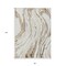 Homeroots 8' X 10' Ivory Beige And Brown Abstract Washable Indoor Outdoor Area Rug 600237 - alternate 2