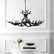 Jonathan Y Eldora 49" 10-Light Rustic Farmhouse Adjustable Resin Antler LED Chandelier, Black JYL6320C - alternate 3