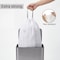 Happimess 13.2-Gallon 50L Lavender Scented Drawstring Trash Can Liner, White, 20-Count, 1-Pack of 20 Liners HPM3101C-W-1SET - alternate 1