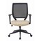 Office Star Products EM Series Screen Back Task Chair with "T" Arms, Fine Tune Luna EM51022N-K100 - alternate 3
