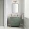 James Martin Vanities Chicago 30 in. Single Vanity, Smokey Celadon, w/ 3 CM Carrara Marble Top 503-V30-SC-3CAR - alternate 3