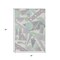 Homeroots 3' X 5' Lavender Mint Green And Ivory Geometric Washable Indoor Outdoor Area Rug 617938 - alternate 3
