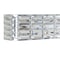 Jonathan Y Evelyn Crystal Rectangle 24.25" 3-Light Iron/Crystal Glam Modern LED Vanity Light, Chrome JYL7540A - alternate 6