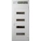 Vdomdoors Front Exterior Prehung Metal-Plastic Door, Manux 8113 White Silk, Top Sidelite Transom, Office Comm MANUX8113EXD-WS-W32xH80+14-LH - alternate 1