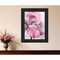 Homeroots Pink Iris Black Framed Print Wall Art 530020 - alternate 2