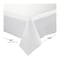 Smarty Had A Party 54 x 108 White Rectangular Disposable Plastic Tablecloths 96 Tablecloths, 96PK 813270-WH-CASE - alternate 2