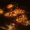 Elegani Rose Gold Moroccan Star String Lights - 10 LED Warm White Lights, 3FT Clear Cable PH-600186 - alternate 2