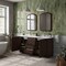 James Martin Vanities Gracyn 72 in. Double Vanity, Sable, w/ 3 CM White Zeus Quartz Top D125-V72-SBL-3WZ - alternate 3