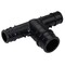 Apollo Reducing Tee, 1/2 x 1/2 x 3/4 in, PEX, Poly Alloy, 200 psi Pressure EPXPAT121234 - alternate 2