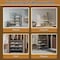 Home-Complete Shoe Rack 5-Tier Shoe Organizer for Closet, Bathroom, Entryway Shelf Holds 25 Pairs Sneakers, White HC-2104-WHT - alternate 2