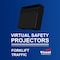 Visual Workplace Safety Sign, Indoor, Laser Red, 6" W, 66-3130-623-PS141 66-3130-623-PS141 - alternate 2