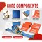 Mytee Products E-Track Wheel Chock and Strap Kit, (4) E-Track Wheel Chocks (Orange), (2) 2in... ETK-ATV-TDK - alternate 4