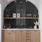 Apollo Tile Black 11.9 in x 11.9 in Glass Glossy Floor and Wall Mosaic Tile 4.92 sqft/case, 5PK APLBR88091A - alternate 7