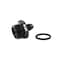 Hps Performance -4 AN Male to -10 O-ring Boss (ORB) Port Thread Male Adapter, Aluminum, Black AN920-04-10 - alternate 2