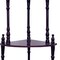 Homeroots 39" Brown Wood Four Tier Corner Bookcase 468923 - alternate 2
