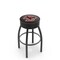 Holland Bar Stool Co 30" 4" Boston College Cushion Seat, Blk Wrinkle Base Swivel Bar Stool L8B130BostnC - alternate 1