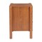 Homeroots 22" Brown Solid Wood Pedestal End Table With Two Drawers 668519 - alternate 2