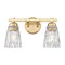 Z-Lite Andree Modern Gold 2 Light Vanity 1960-2V-MGLD - alternate 4