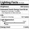 Satco 5.5 Watt C11 LED 2000K CCT Candelabra Base Clear Glass Amber coil Filament Dimmable 120 Volt S14219 - alternate 2