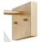 Jonathan Y Yvette 9.25" 1-light Metal Vanity, White/Gold JYL9012A - alternate 3