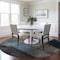 Homeroots 8' Copper Green And Gray Round Abstract Washable Indoor Outdoor Area Rug 603721 - alternate 2