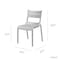 Lagoon Naples Stackable Side Chair, 2PK 7220G8-BSLGS - alternate 3