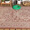 Jonathan Y Sinjuri Medallion Textured Weave Red/Taupe 3 ft. x 5 ft. Indoor/Outdoor Area Rug SMB101A-3 - alternate 2