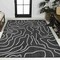 Jonathan Y Nolan Modern Coastal Organic Shapes Black/Cream 4 ft. x 6 ft. Indoor/Outdoor Area Rug TSN307B-4 - alternate 4