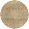 Homeroots 8' Artichoke Green And Beige Round Medallion Washable Indoor Outdoor Area Rug 616444 - alternate 2