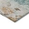 Homeroots 3' X 5' Teal Blue And Green Floral Washable Indoor Outdoor Area Rug 583142 - alternate 3