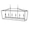 Jonathan Y Pagoda 49" 6-Light Classic Traditional Metal Linear Cage Lantern LED Pendant, Oil Rubbed Bronze JYL7439A - alternate 1
