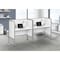 Monarch Specialties Office Cubicle, 23.5 in D X 46.25 in W X Particle Board, Hollow-Core, Laminate, Mdf, Metal, Plastic I 7729 - alternate 1