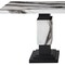 Homeroots 82" Black and White Faux Marble and Wood Double Pedestal Base Dining Table 564893 - alternate 4