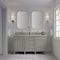 James Martin Vanities Brittany 60" Double Vanity, Urban Gray, w/ 3 CM Tajnar Eclos Top 650-V60D-UGR-3TJR - alternate 3