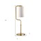 Homeroots 24" Brass Metal Table Lamp With White Cylinder Shade 524423 - alternate 3
